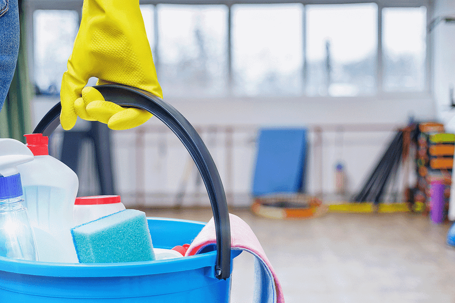 Cleaner at a gym